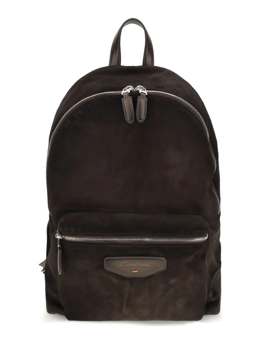 Brown Calf Leather Bos Taurus Backpack