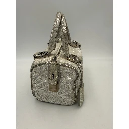 FENDI Mini Bauletto FF Zucchino Laminated Handbag