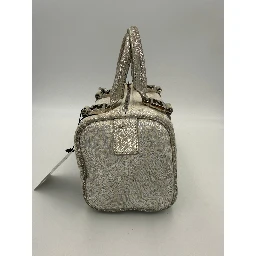 FENDI Mini Bauletto FF Zucchino Laminated Handbag