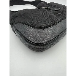 GUCCI JACKIE Leather and Canvas Handbag