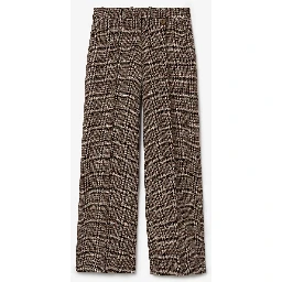 Mixed linen tailored pants
