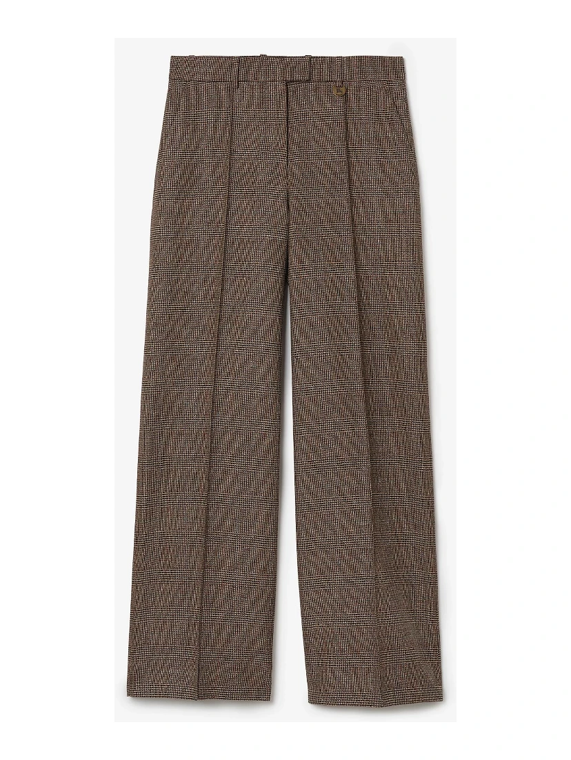 Mixed linen tailored pants