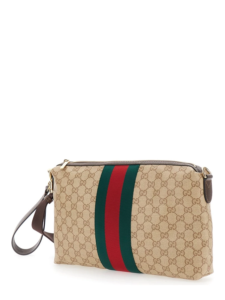 GG crossbody bag with Web detail alternative