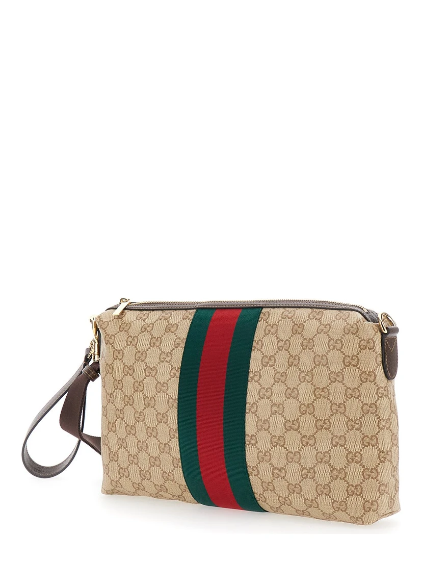 GG crossbody bag with Web detail