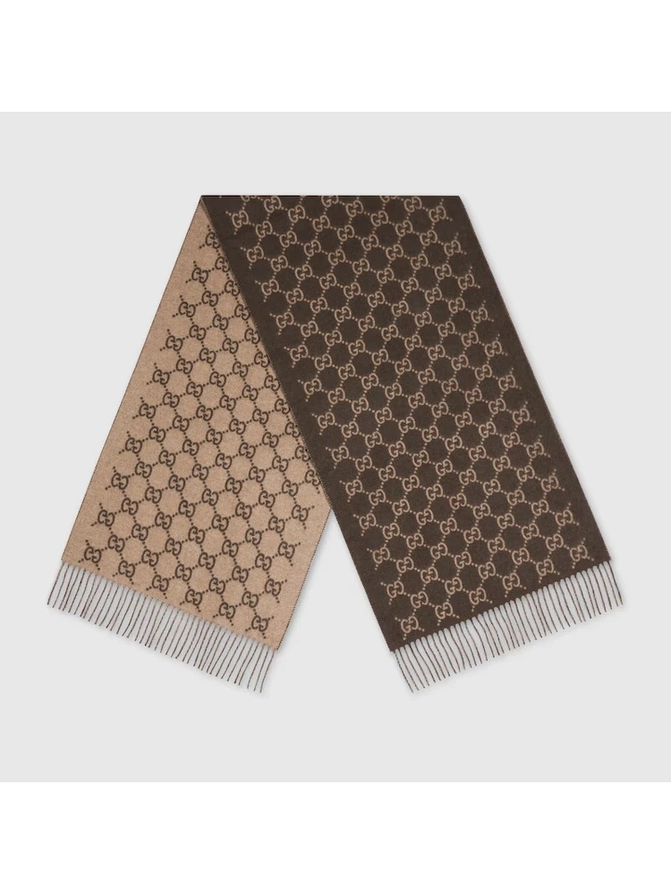 GG scarf in cashmere alternative