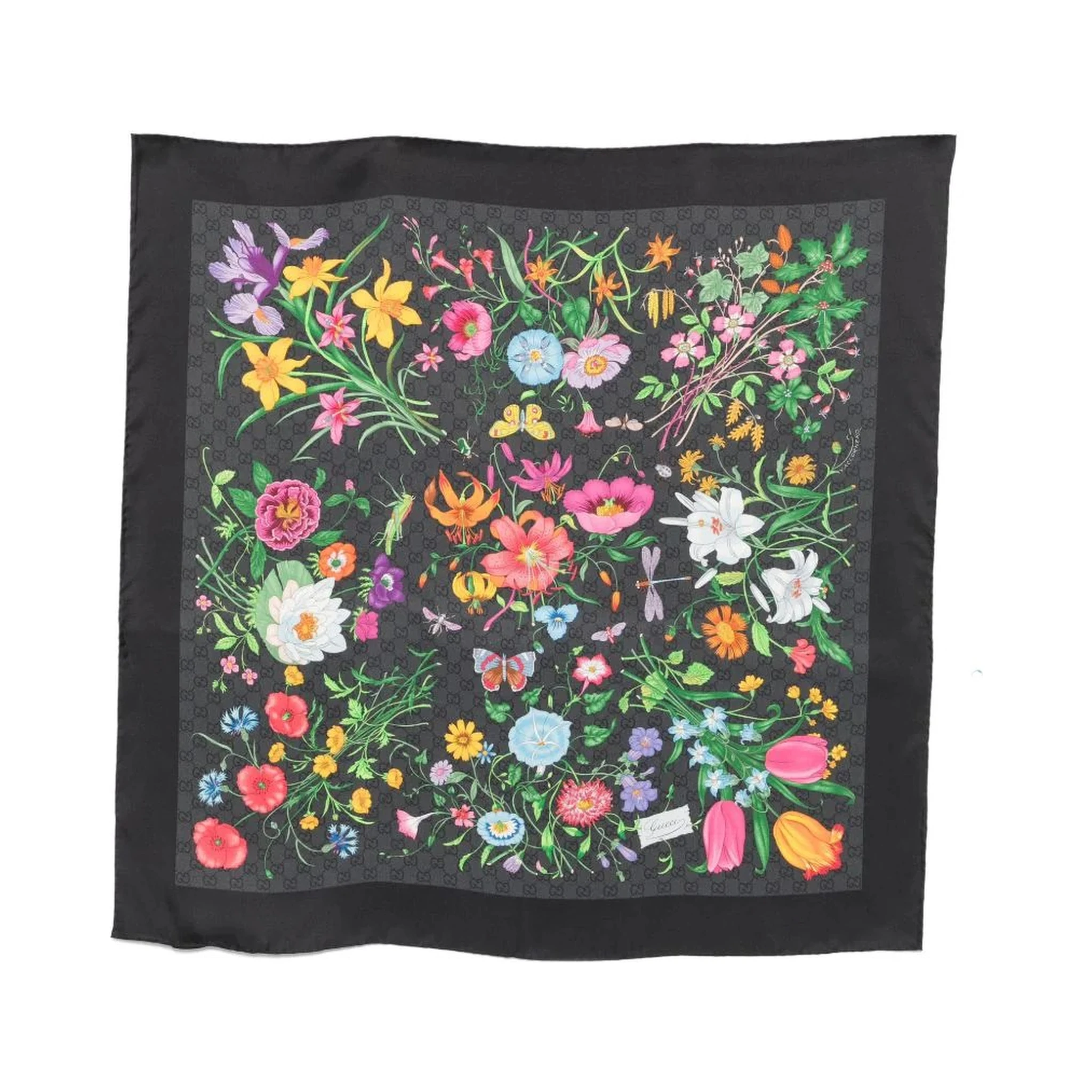 "Gucci Flora" silk foulard
