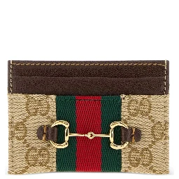 "Horsebit Web" cards holder