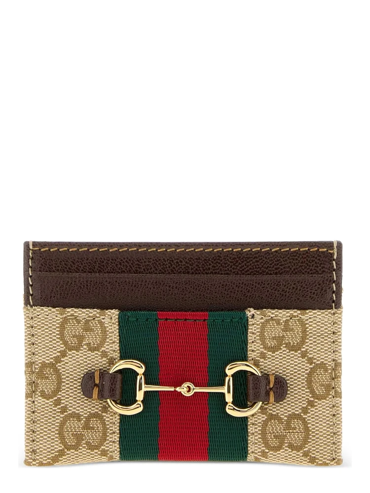 "Horsebit Web" cards holder