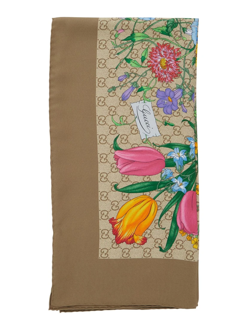 GG silk foulard