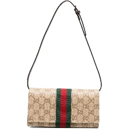 GG shoulder bag with Web details