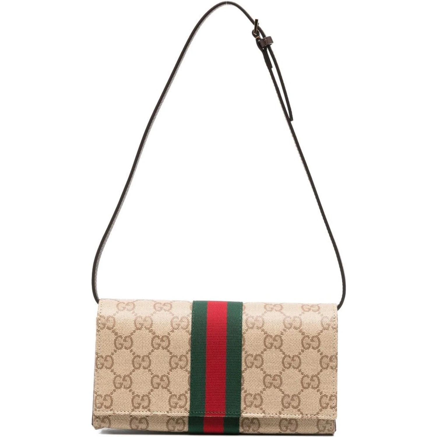 GG shoulder bag with Web details