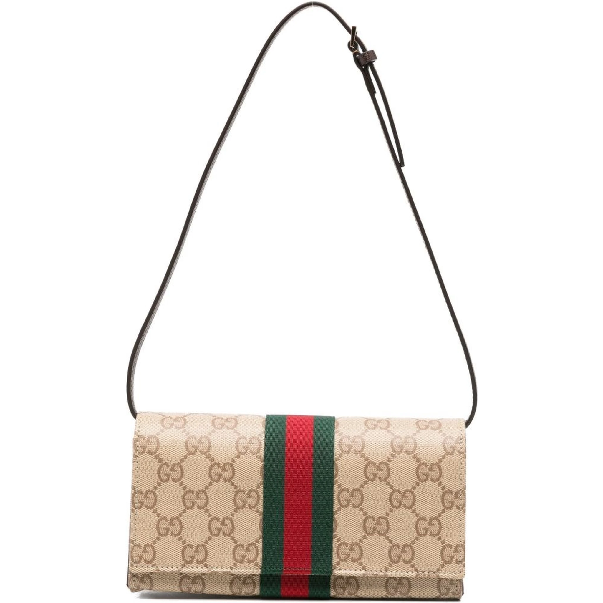 GG shoulder bag with Web details