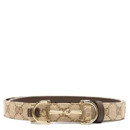 Leather belt with Horsebit