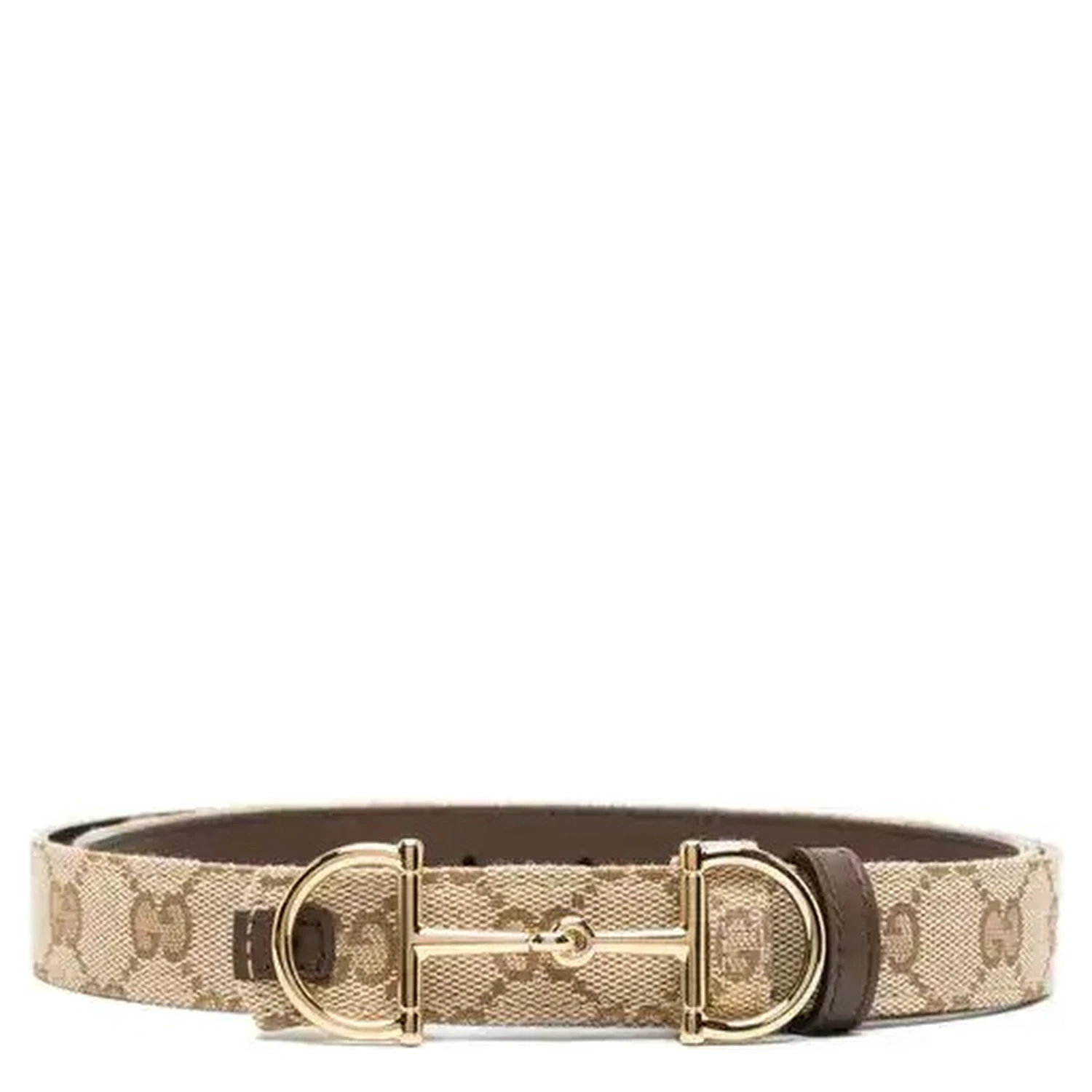 Leather belt with Horsebit