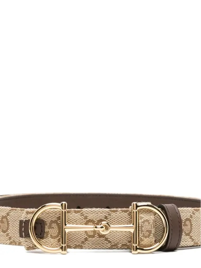 Leather belt with Horsebit