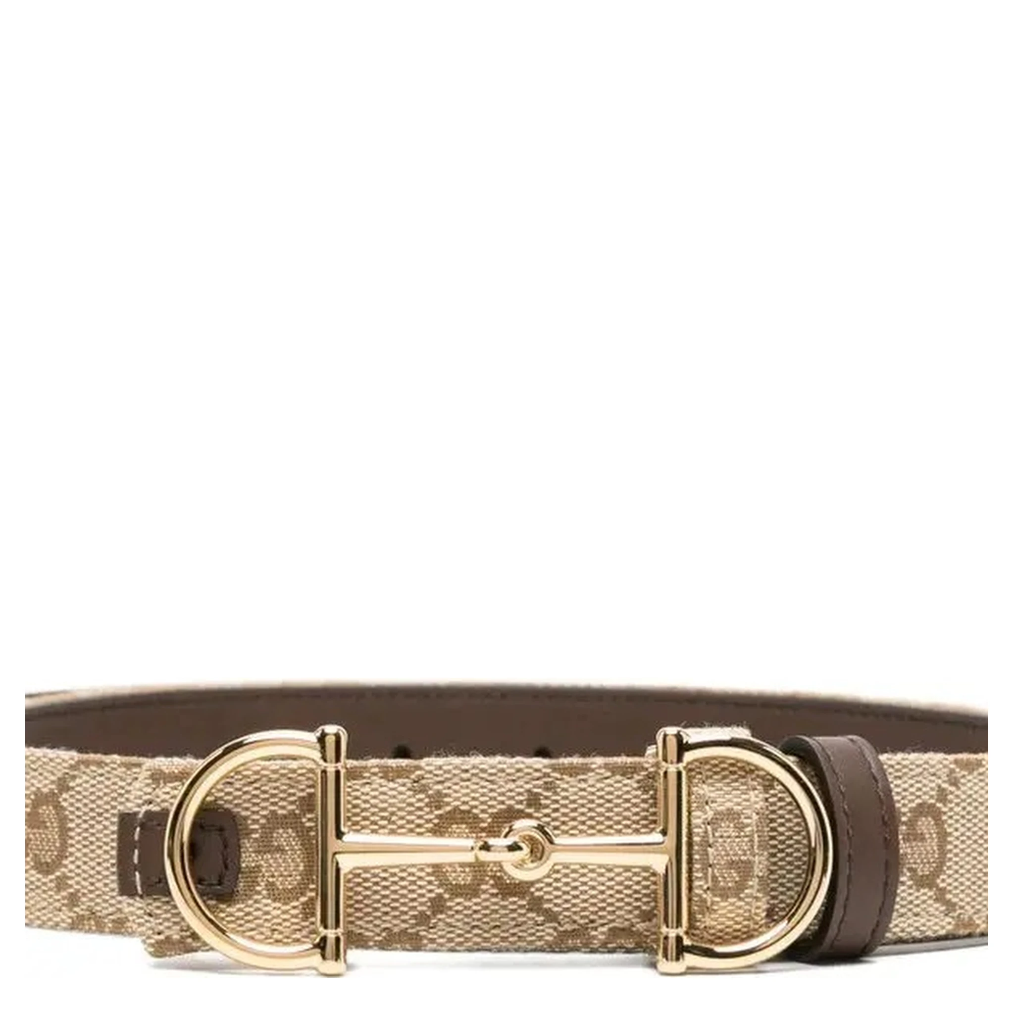 Leather belt with Horsebit