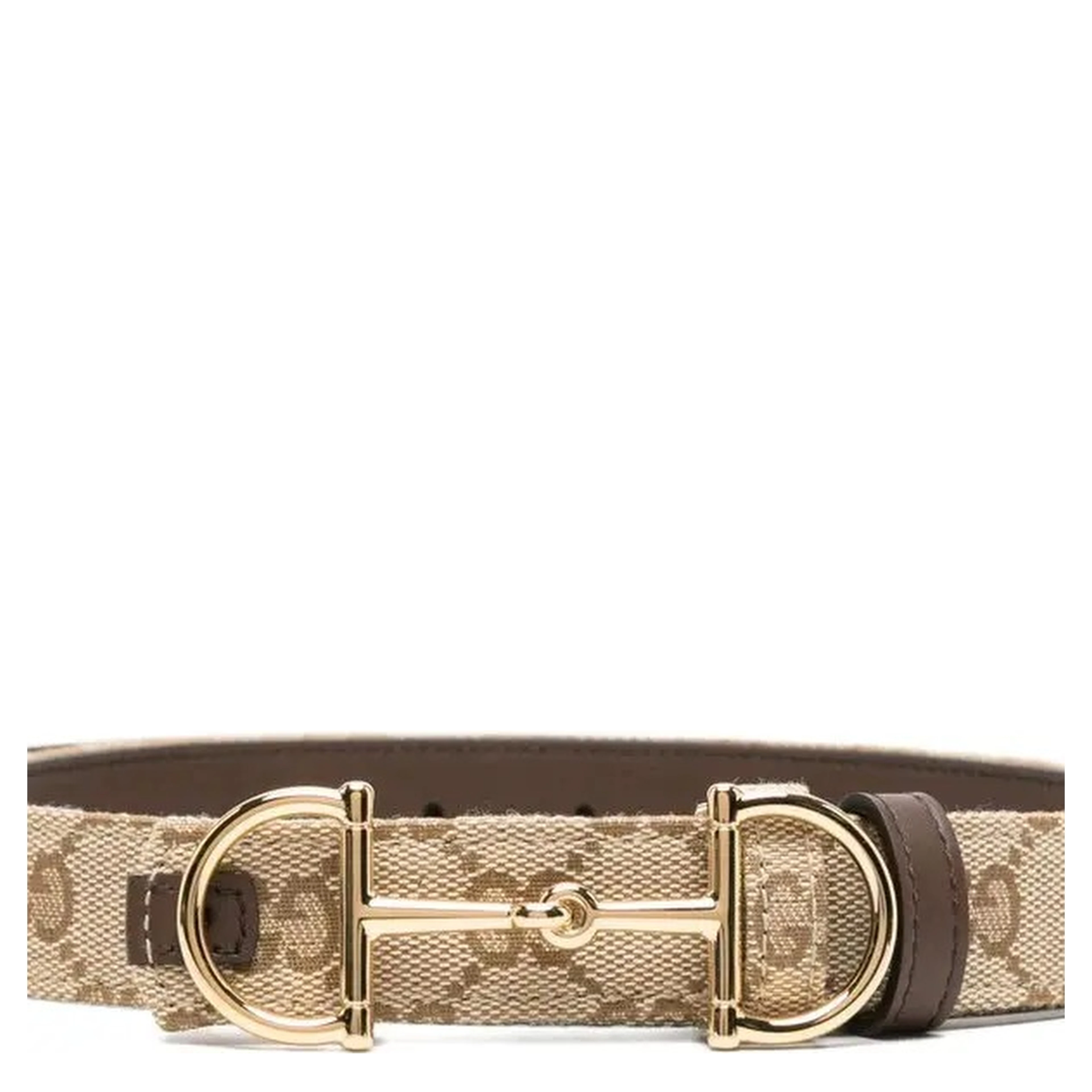 Leather belt with Horsebit