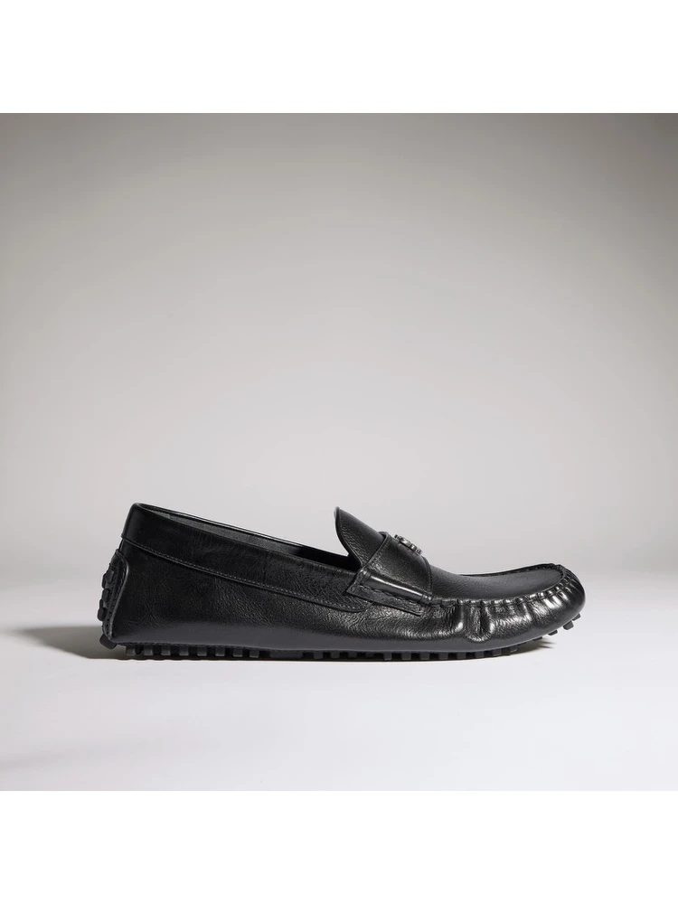 Leather loafers