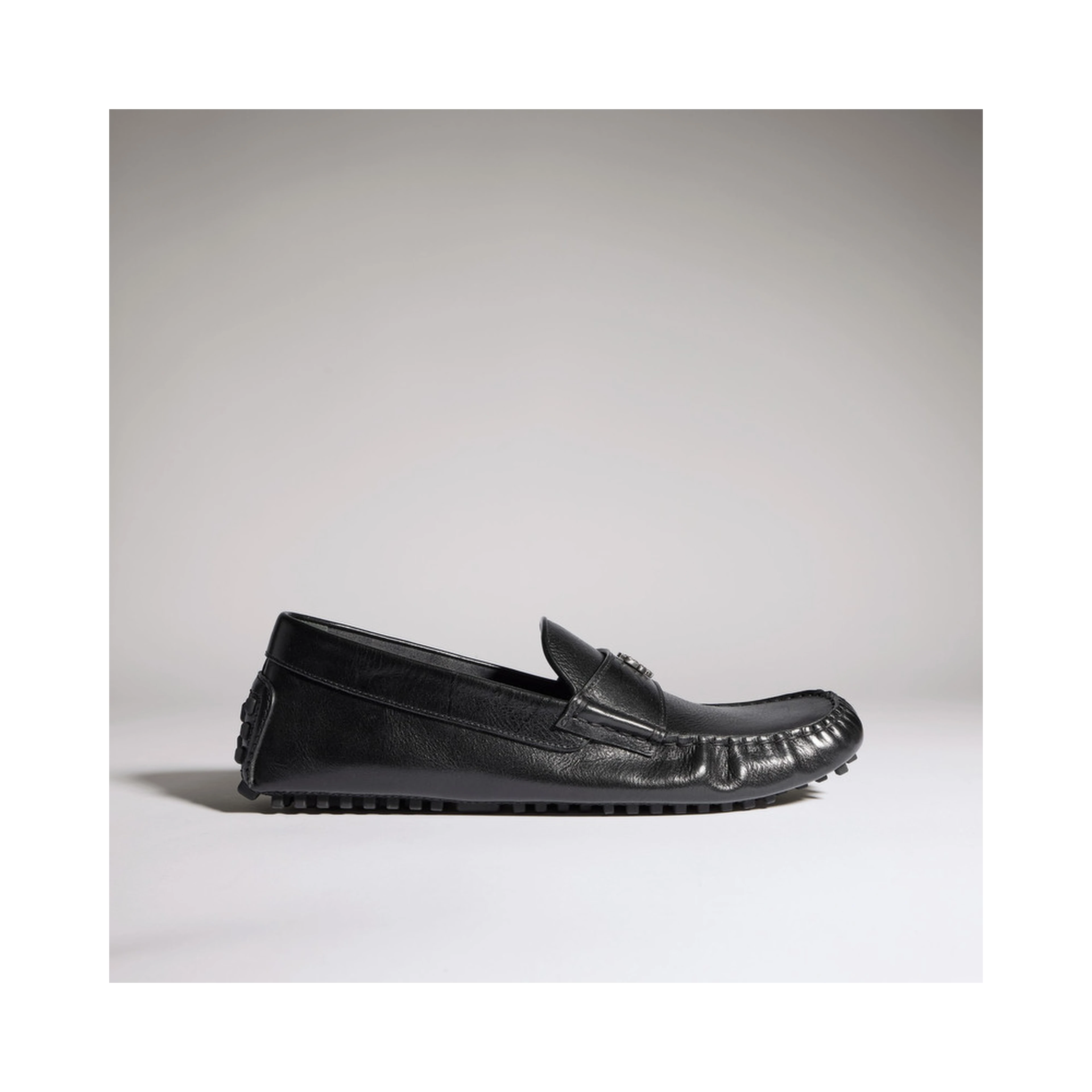 Leather loafers