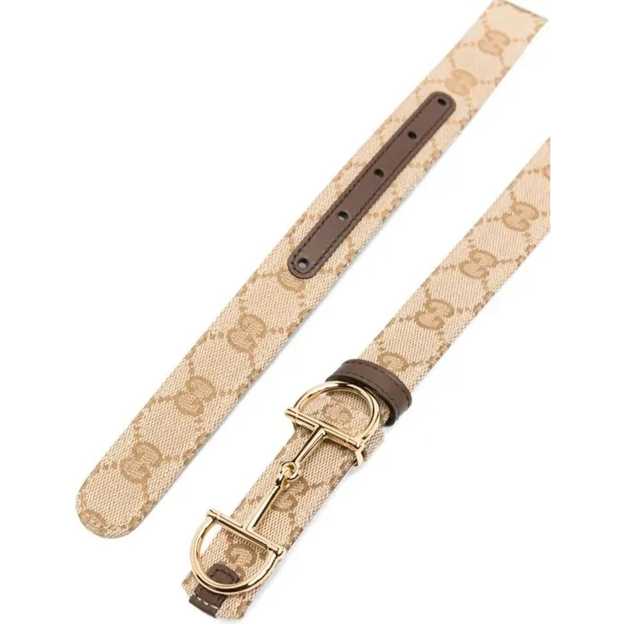 Leather belt with Horsebit