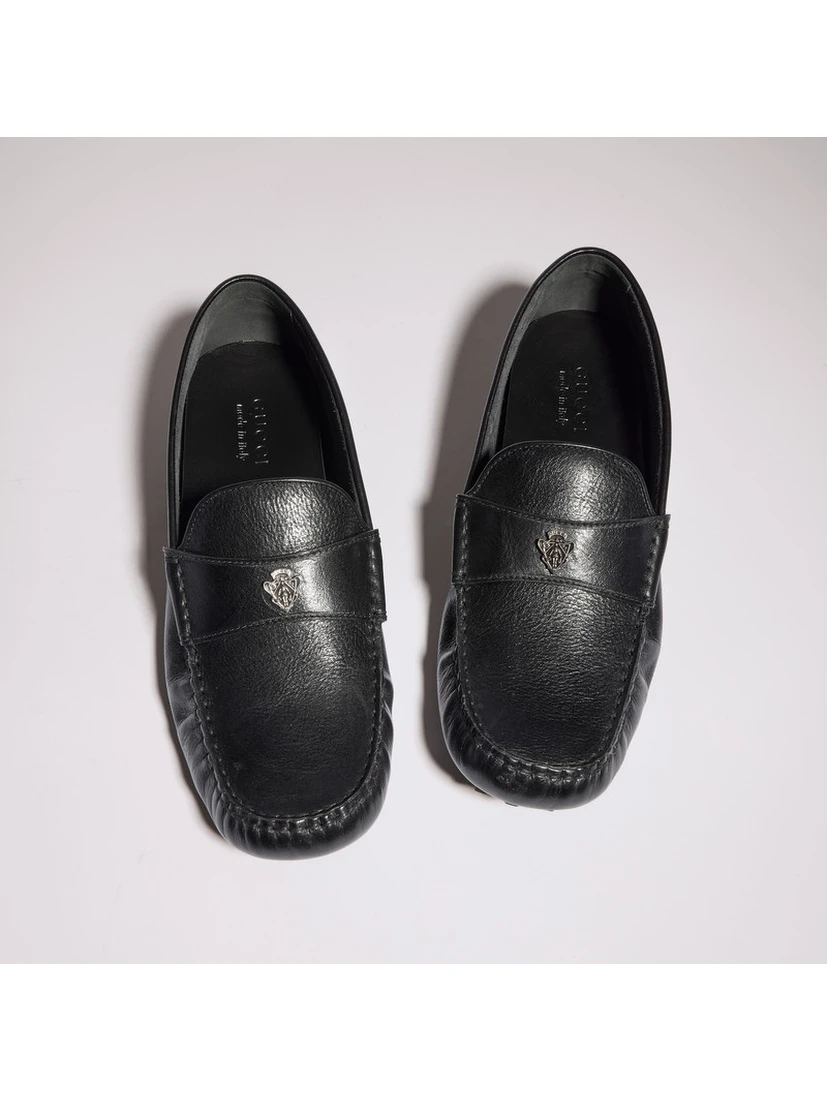 Leather loafers