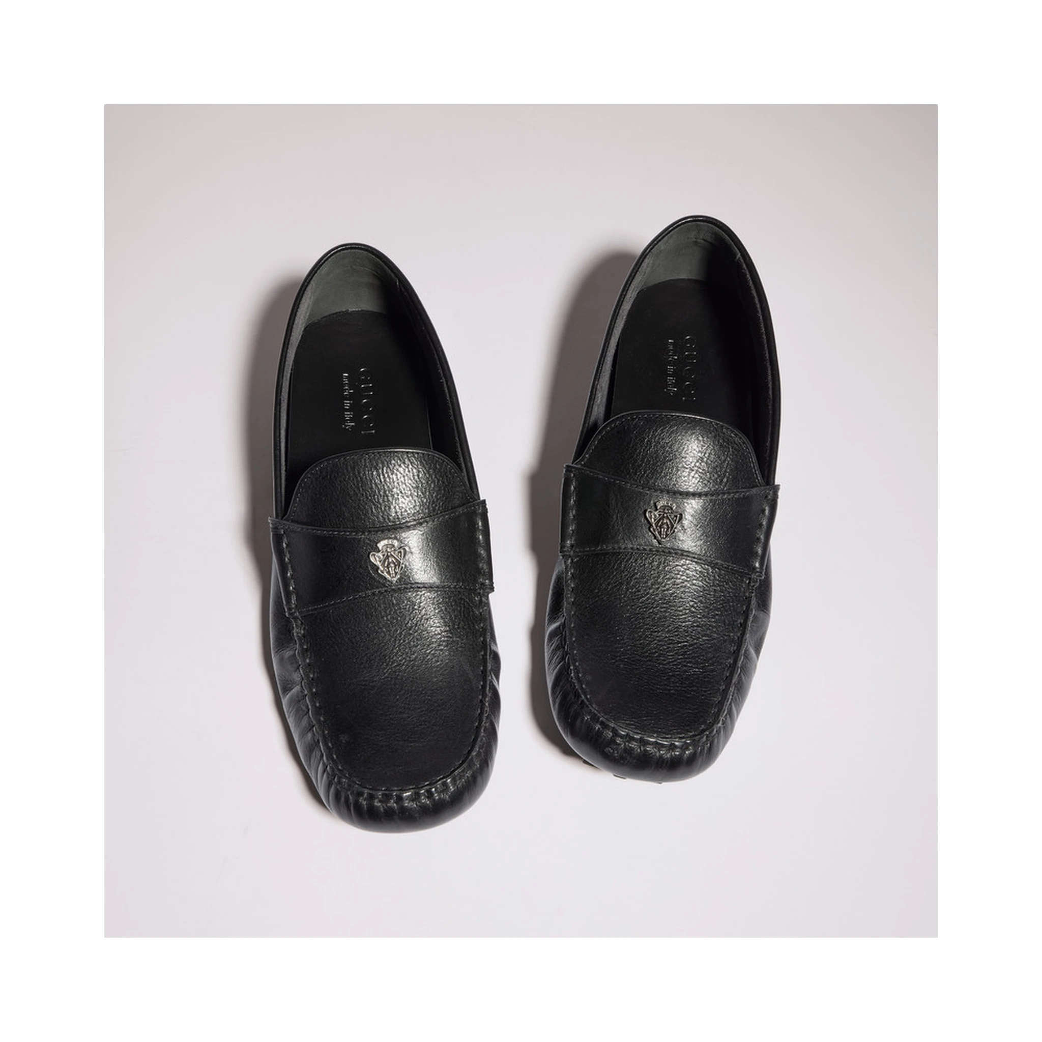 Leather loafers