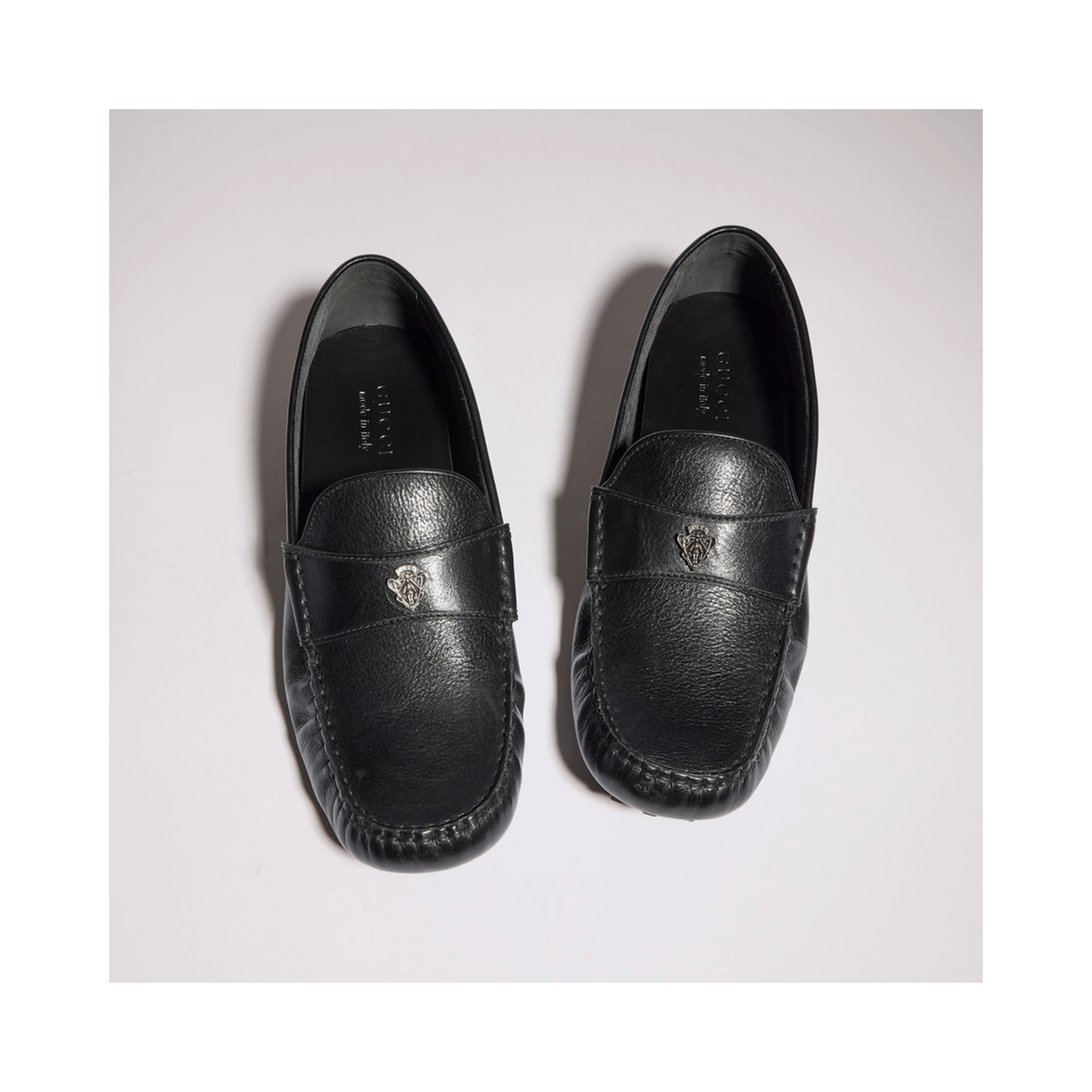 Leather loafers