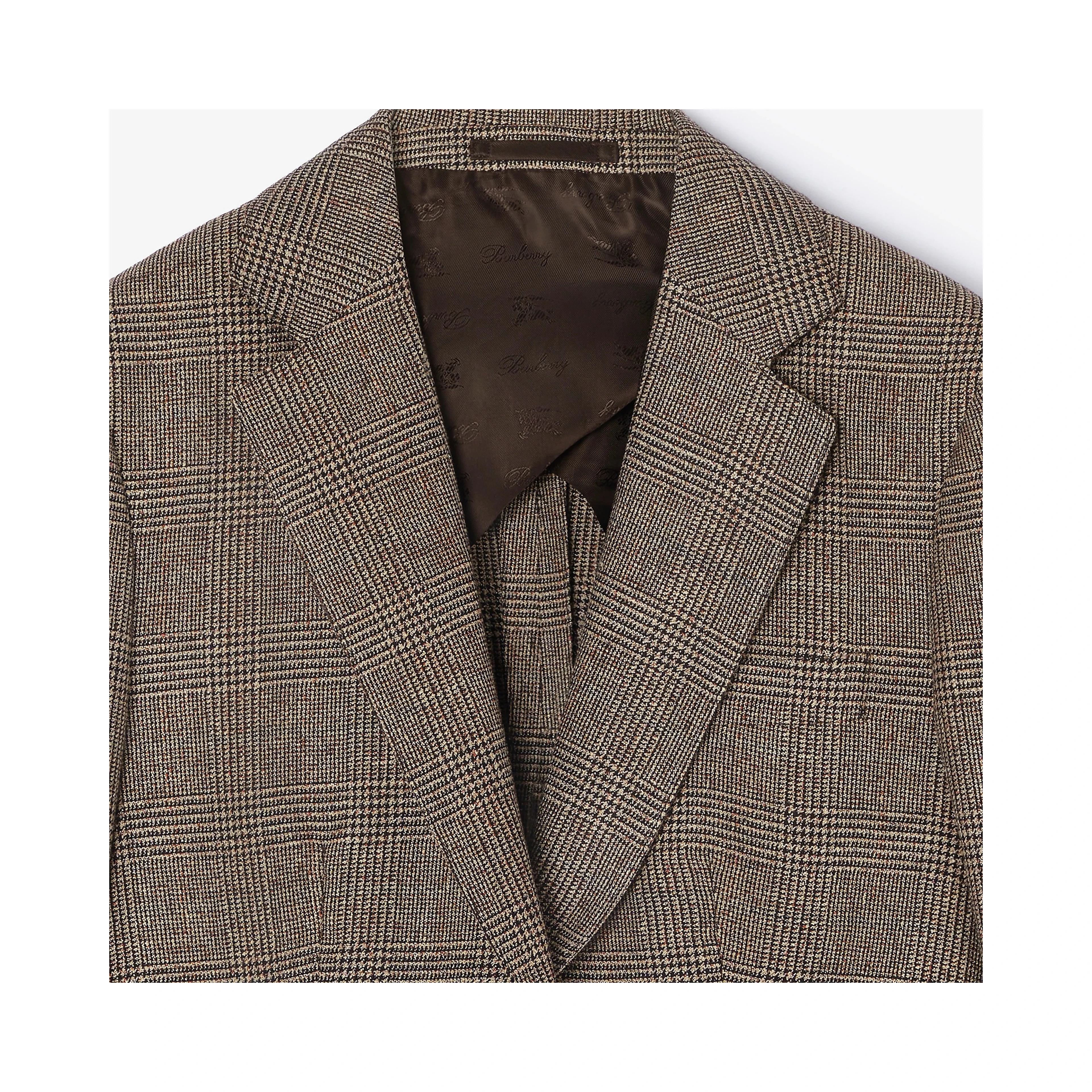 Single breasted blazer jacket in mixed wool