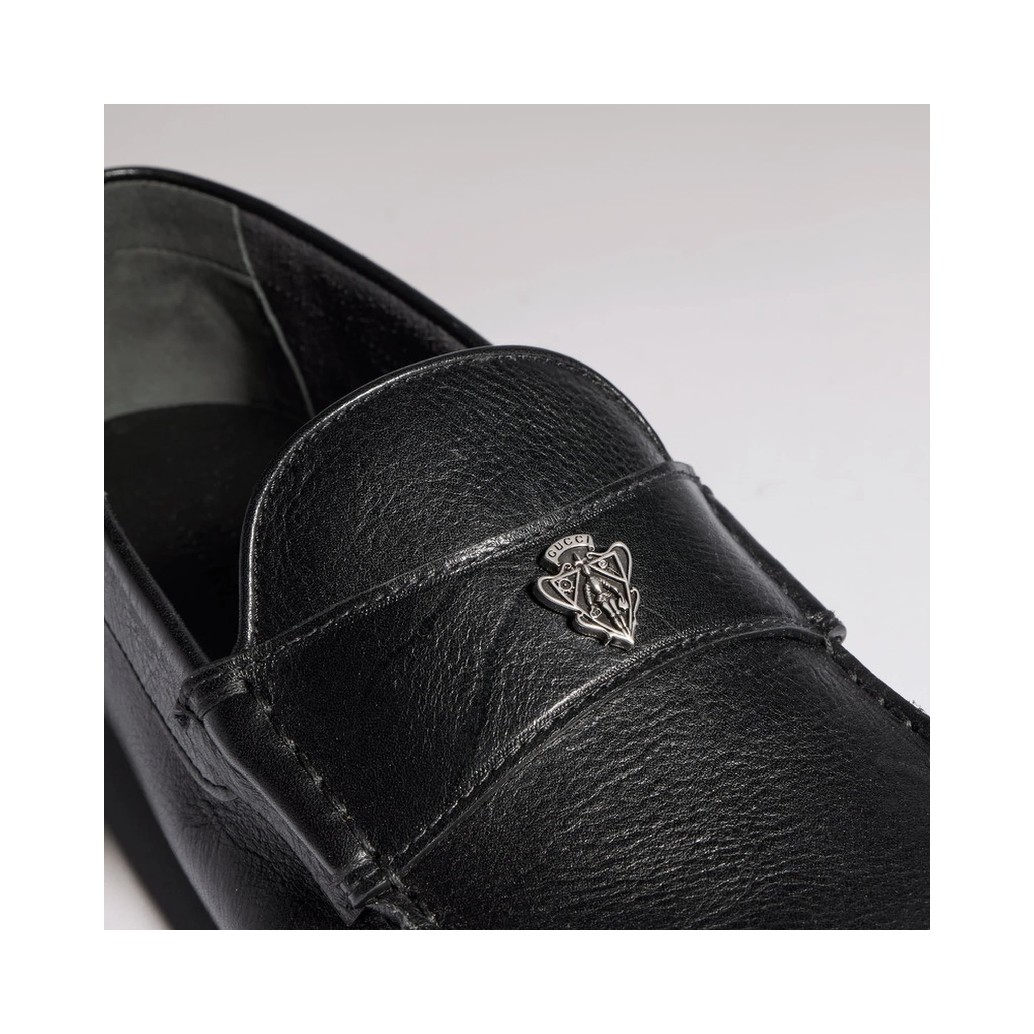 Leather loafers