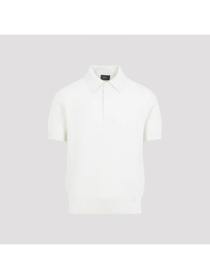 Brioni Cotton and Silk Polo