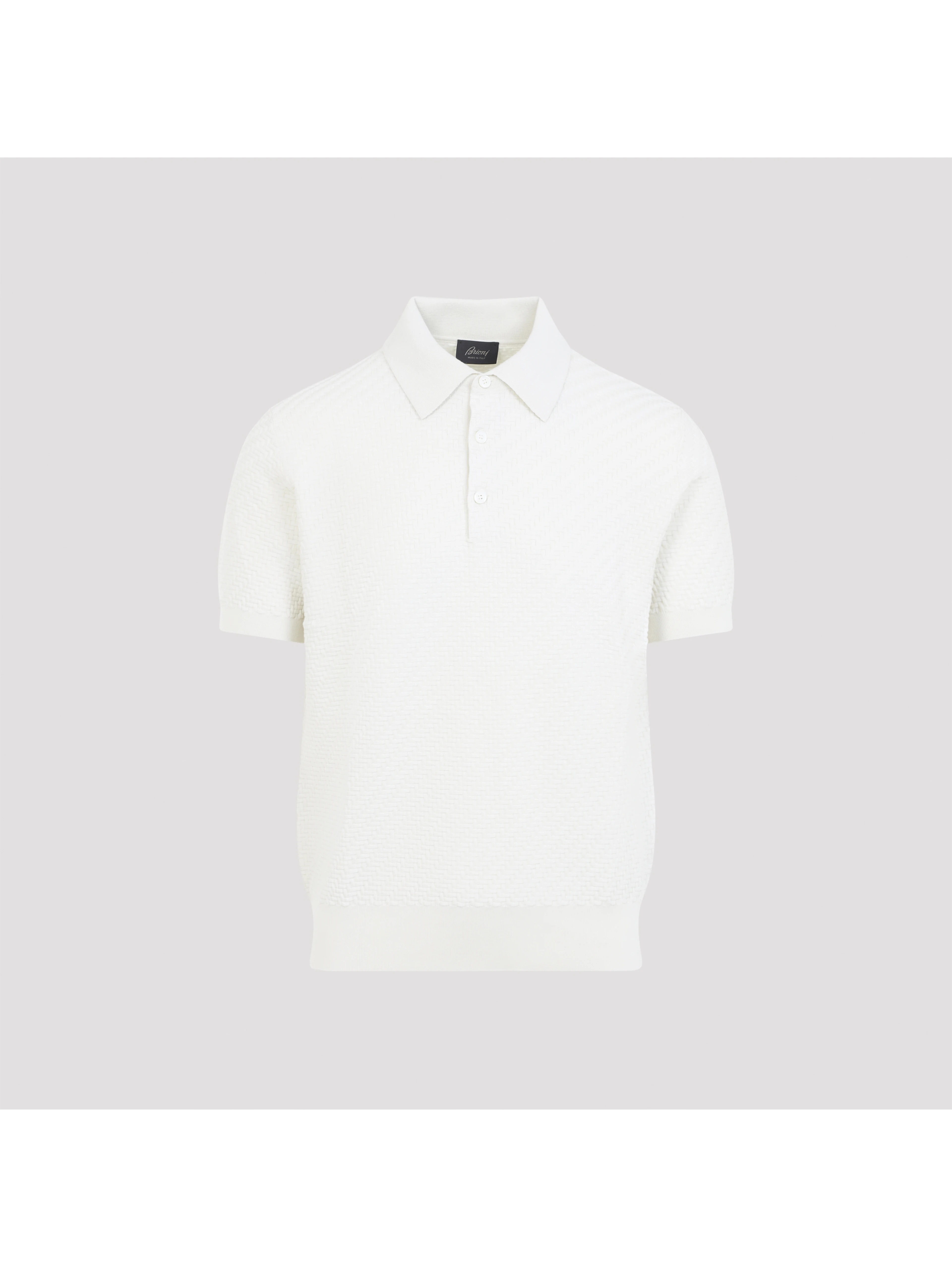 Brioni Cotton and Silk Polo