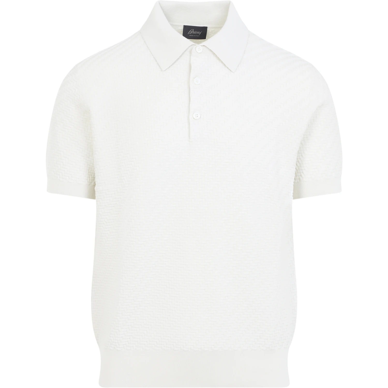Brioni Cotton and Silk Polo