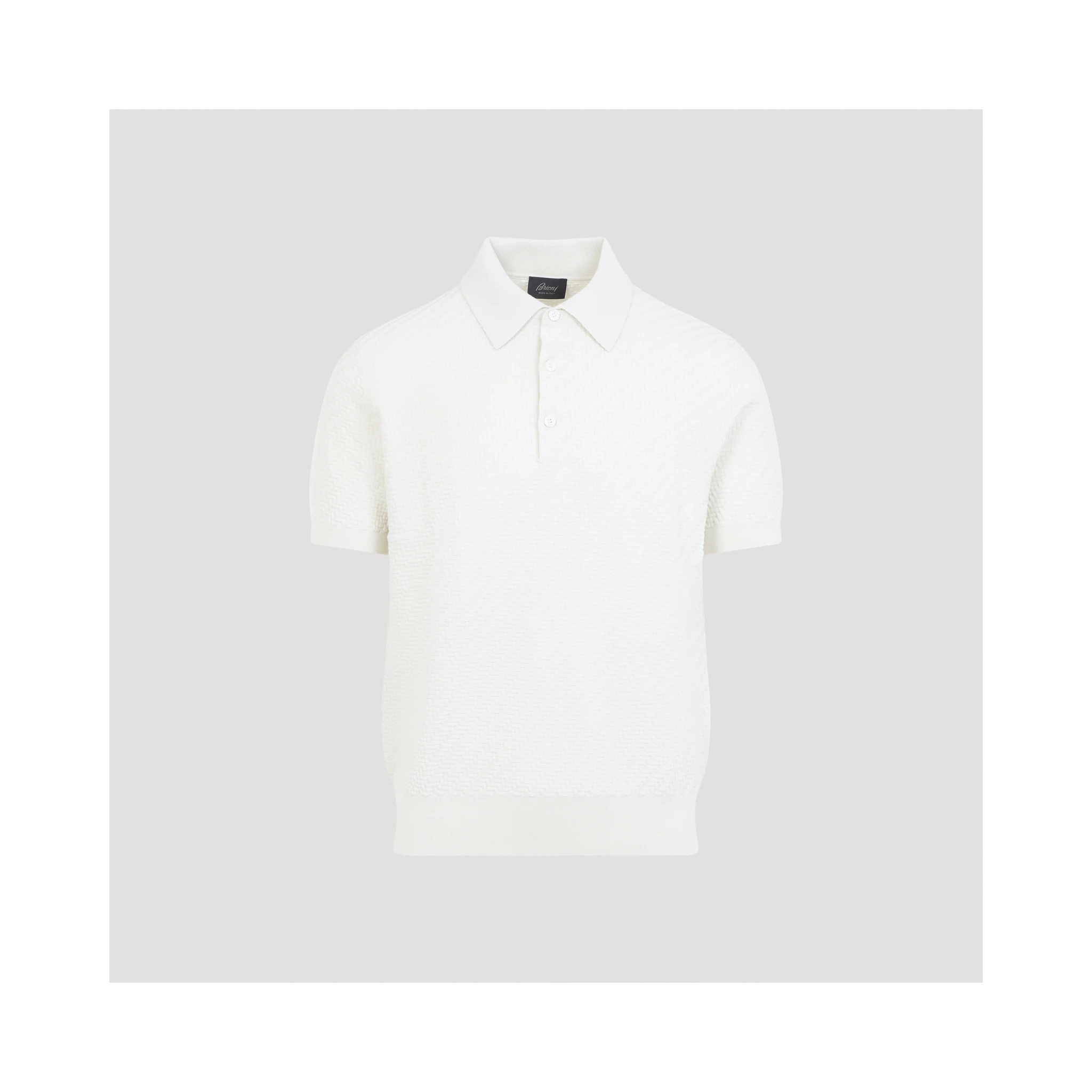 Brioni Cotton and Silk Polo