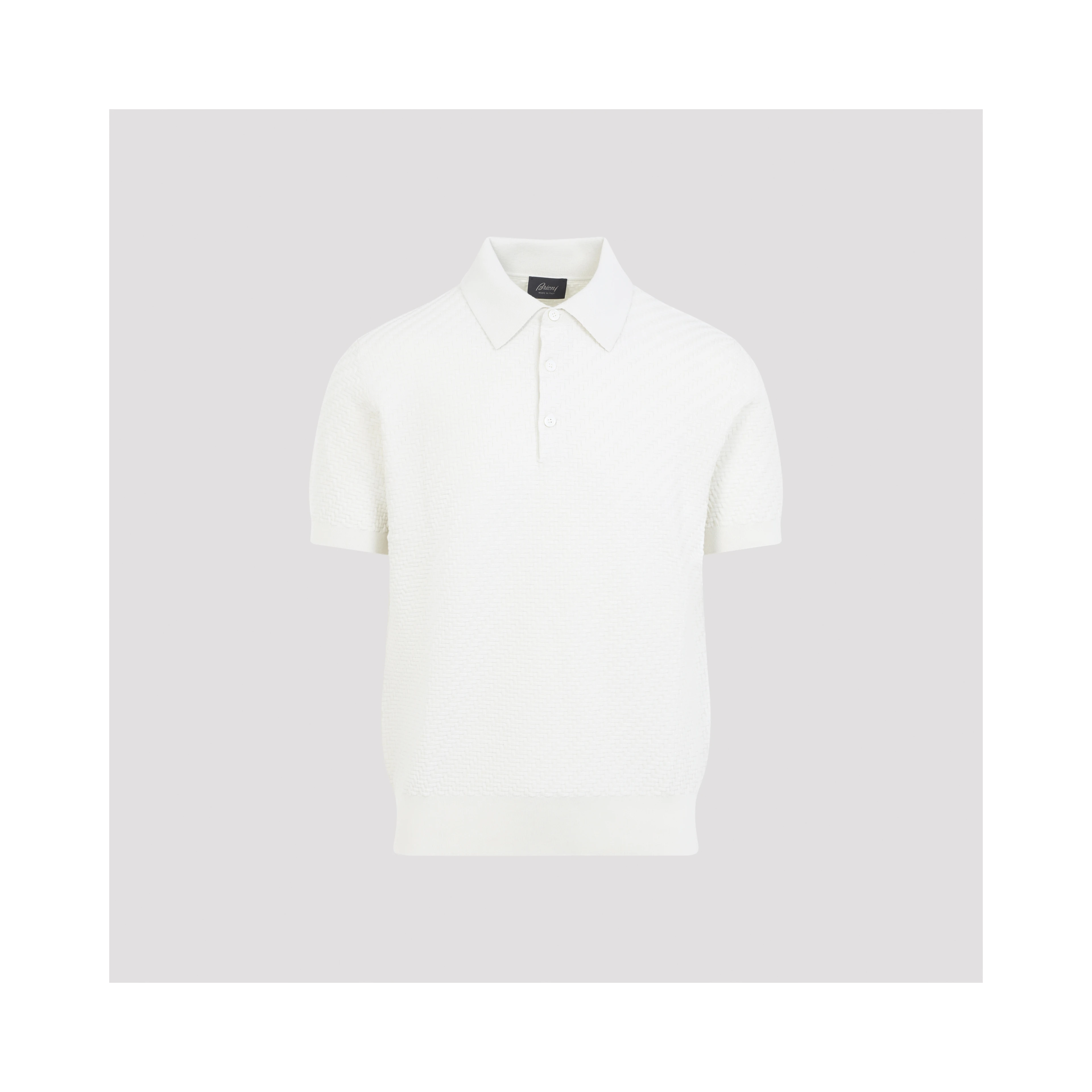Brioni Cotton and Silk Polo