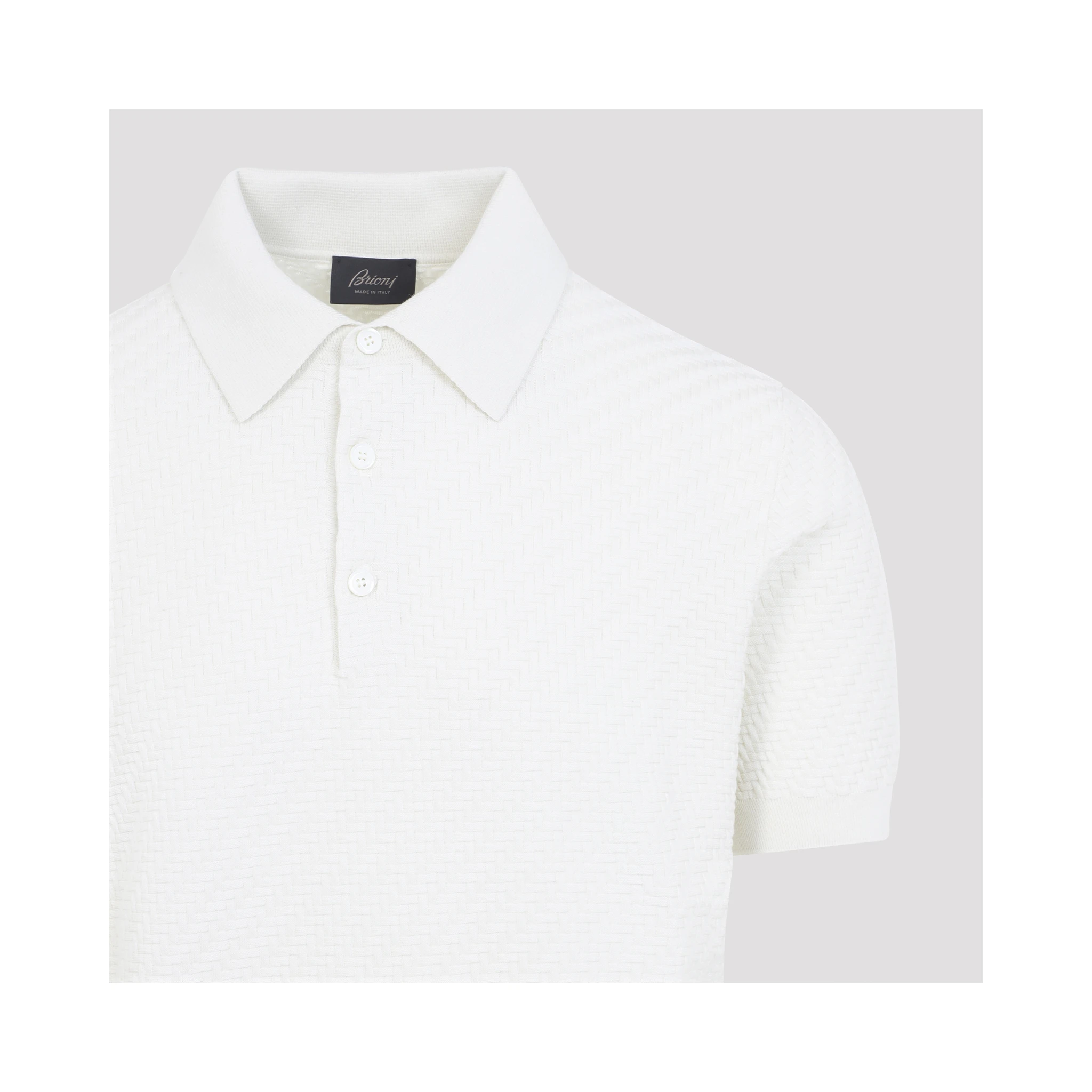 Brioni Cotton and Silk Polo