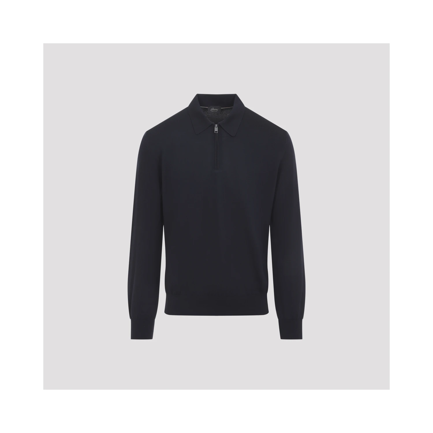 Brioni Long Sleeves Zip Polo