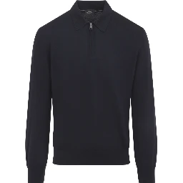 Brioni Long Sleeves Zip Polo