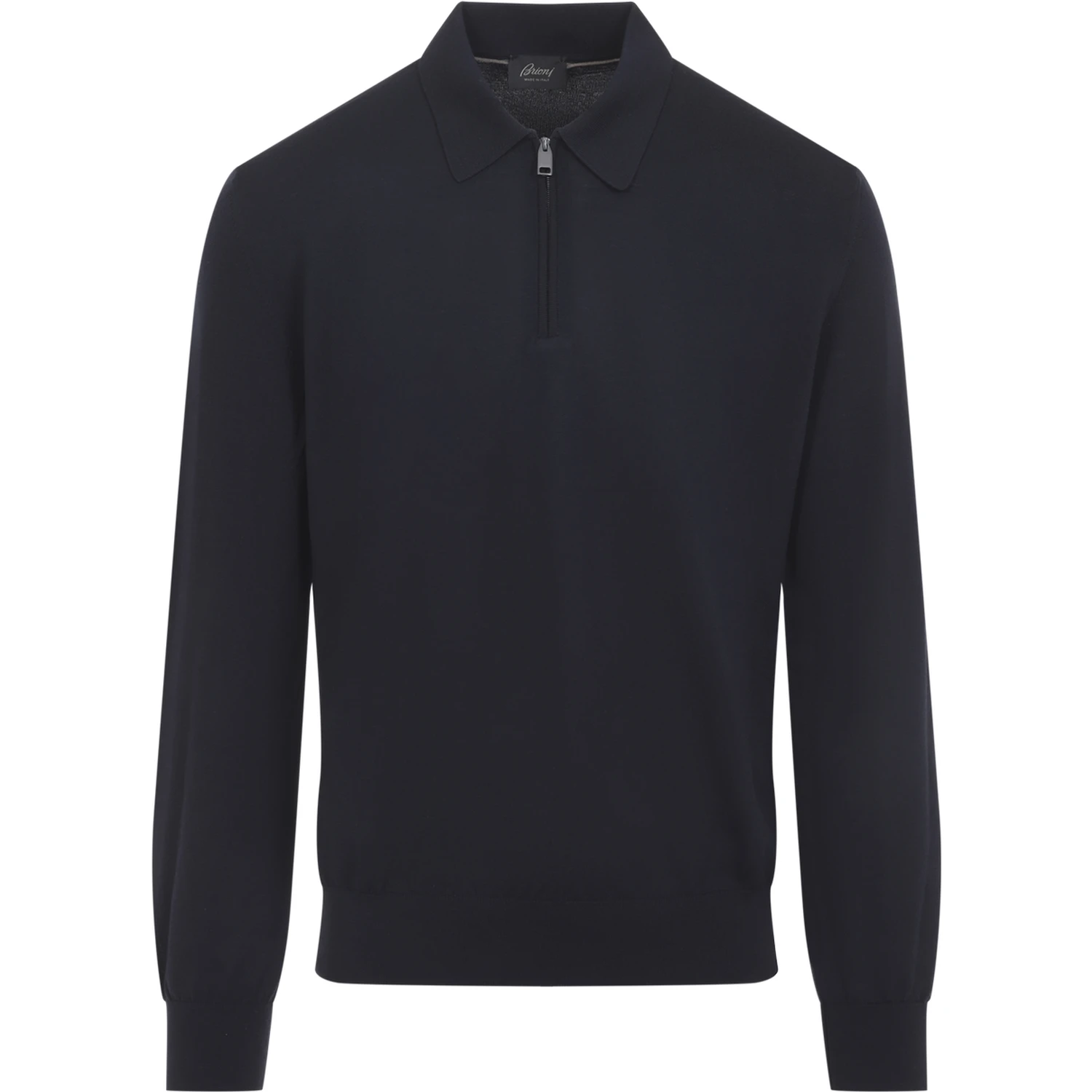 Brioni Long Sleeves Zip Polo
