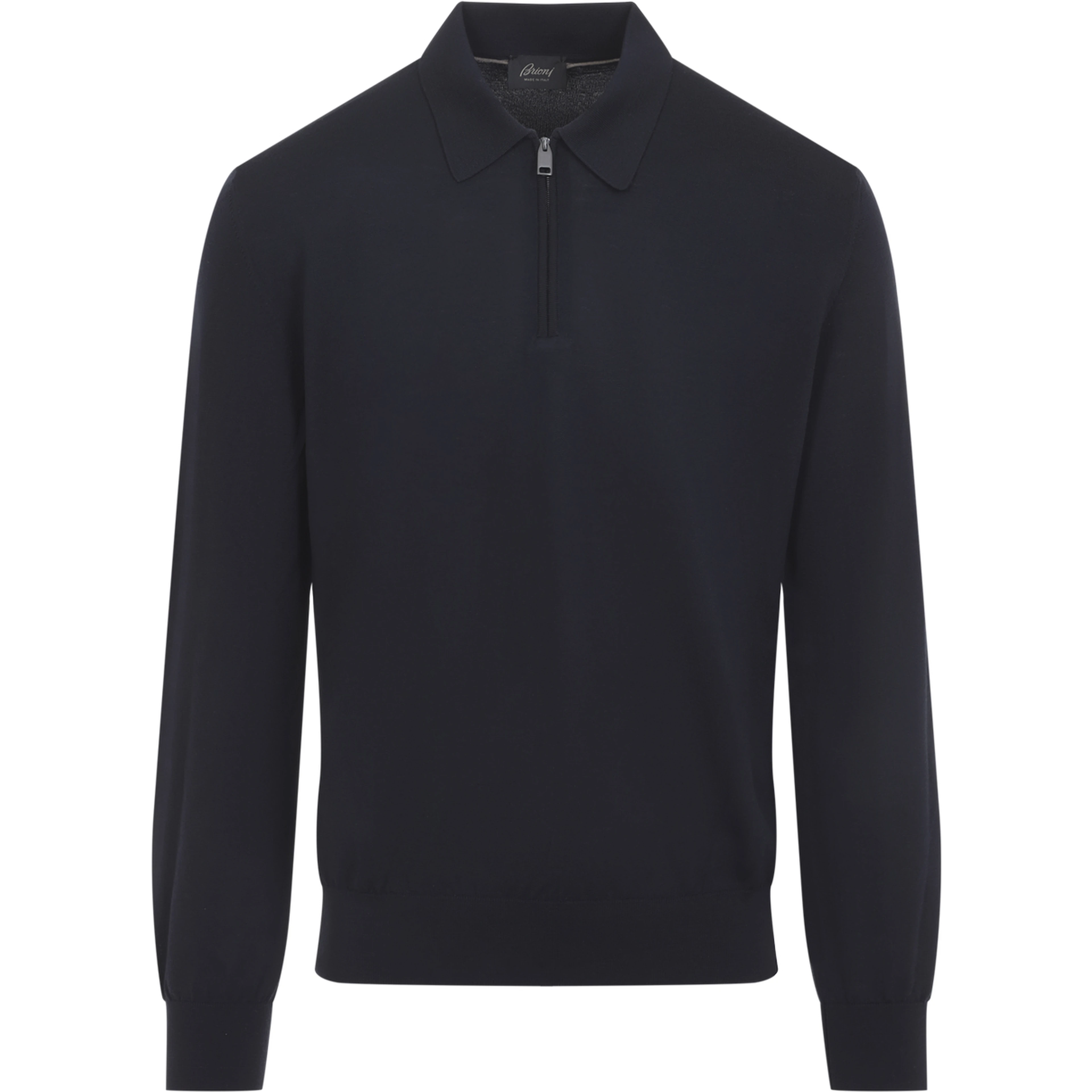 Brioni Long Sleeves Zip Polo