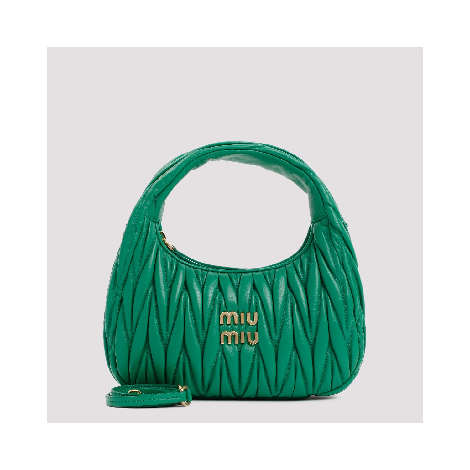 Miu Miu Small Wander matelassé hobo bag
