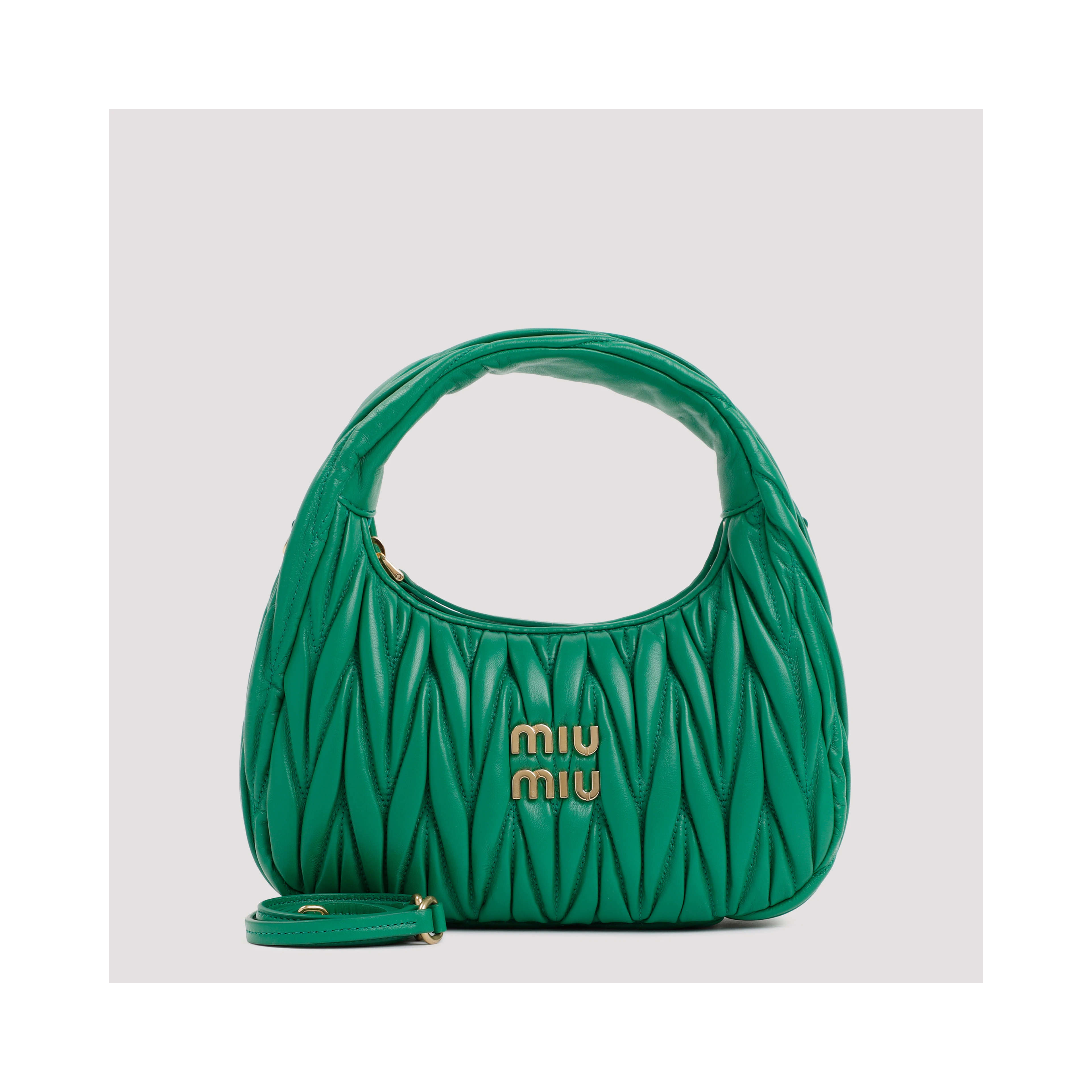 Miu Miu Small Wander matelassé hobo bag
