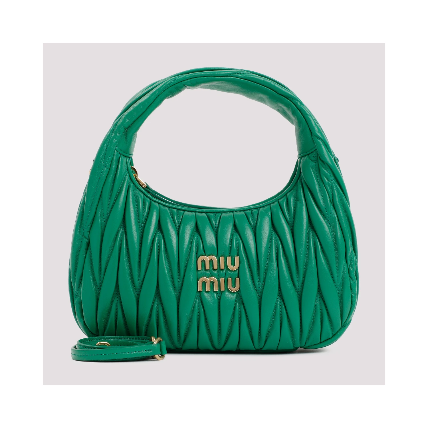 Miu Miu Small Wander matelassé hobo bag