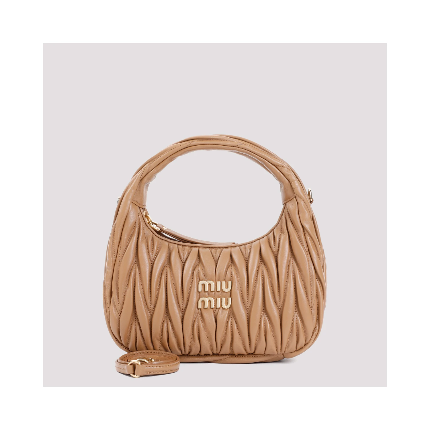 Miu Miu Small Wander matelassé hobo bag