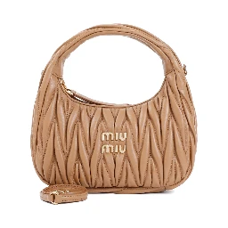 Miu Miu Small Wander matelassé hobo bag