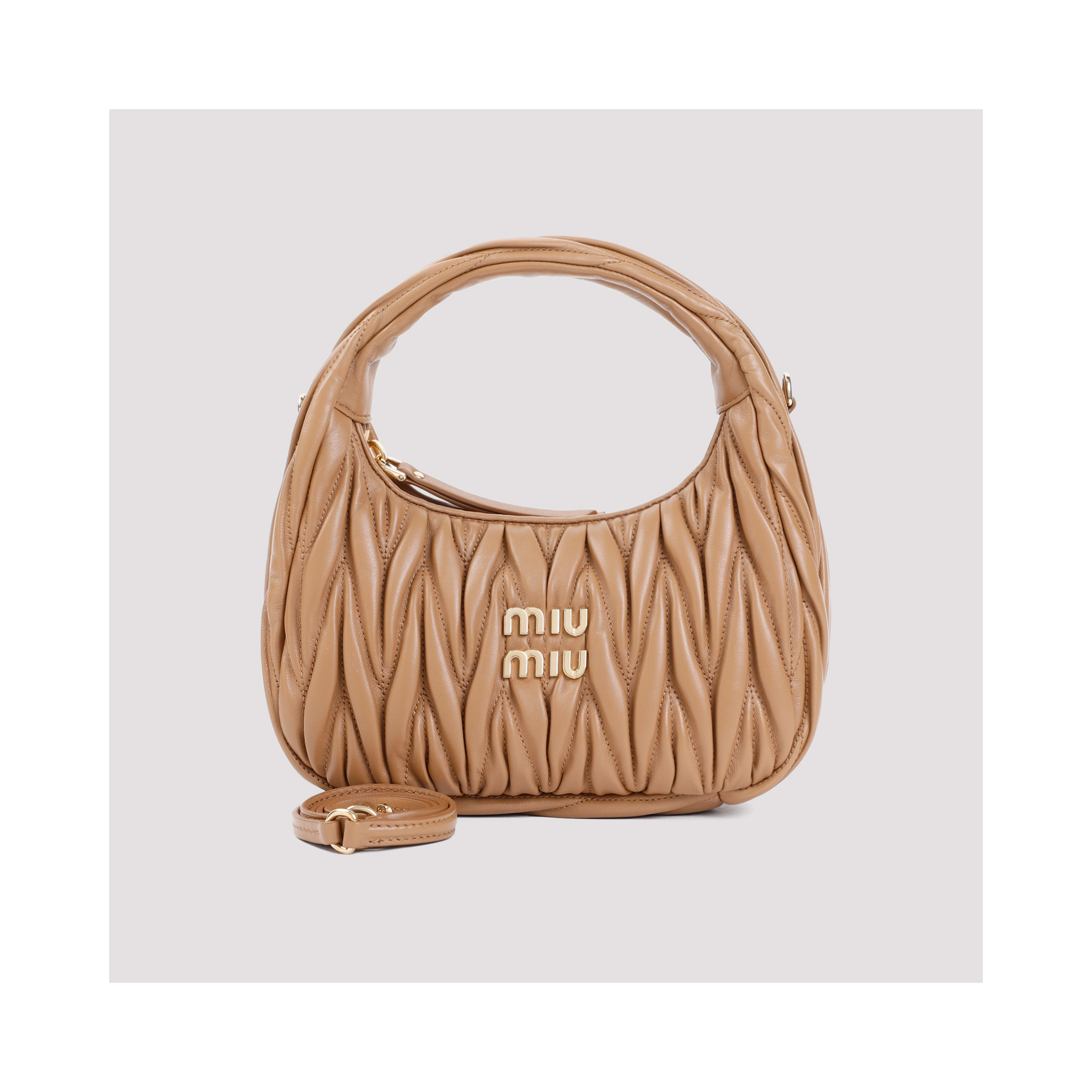 Miu Miu Small Wander matelassé hobo bag