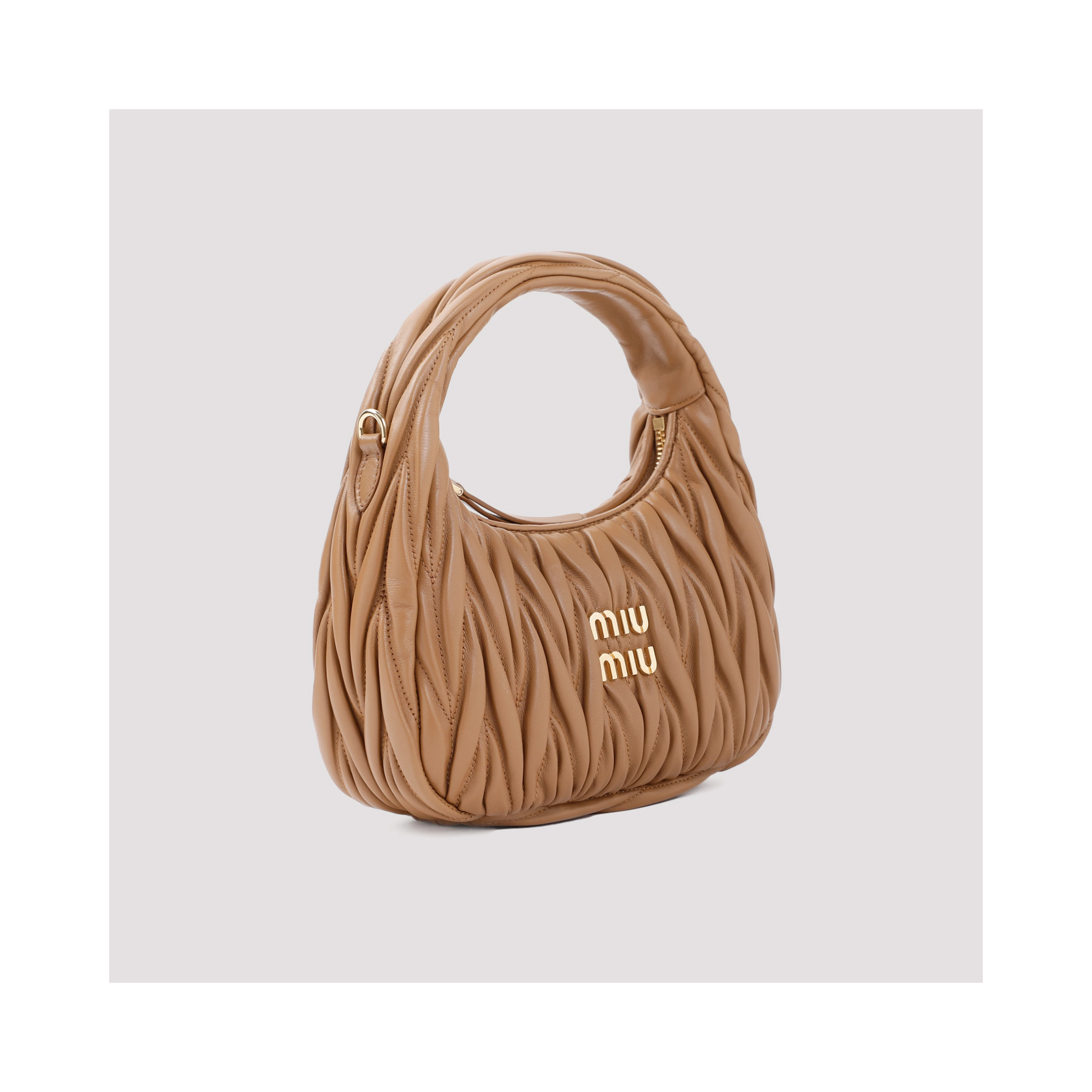 Miu Miu Small Wander matelassé hobo bag