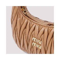 Miu Miu Small Wander matelassé hobo bag