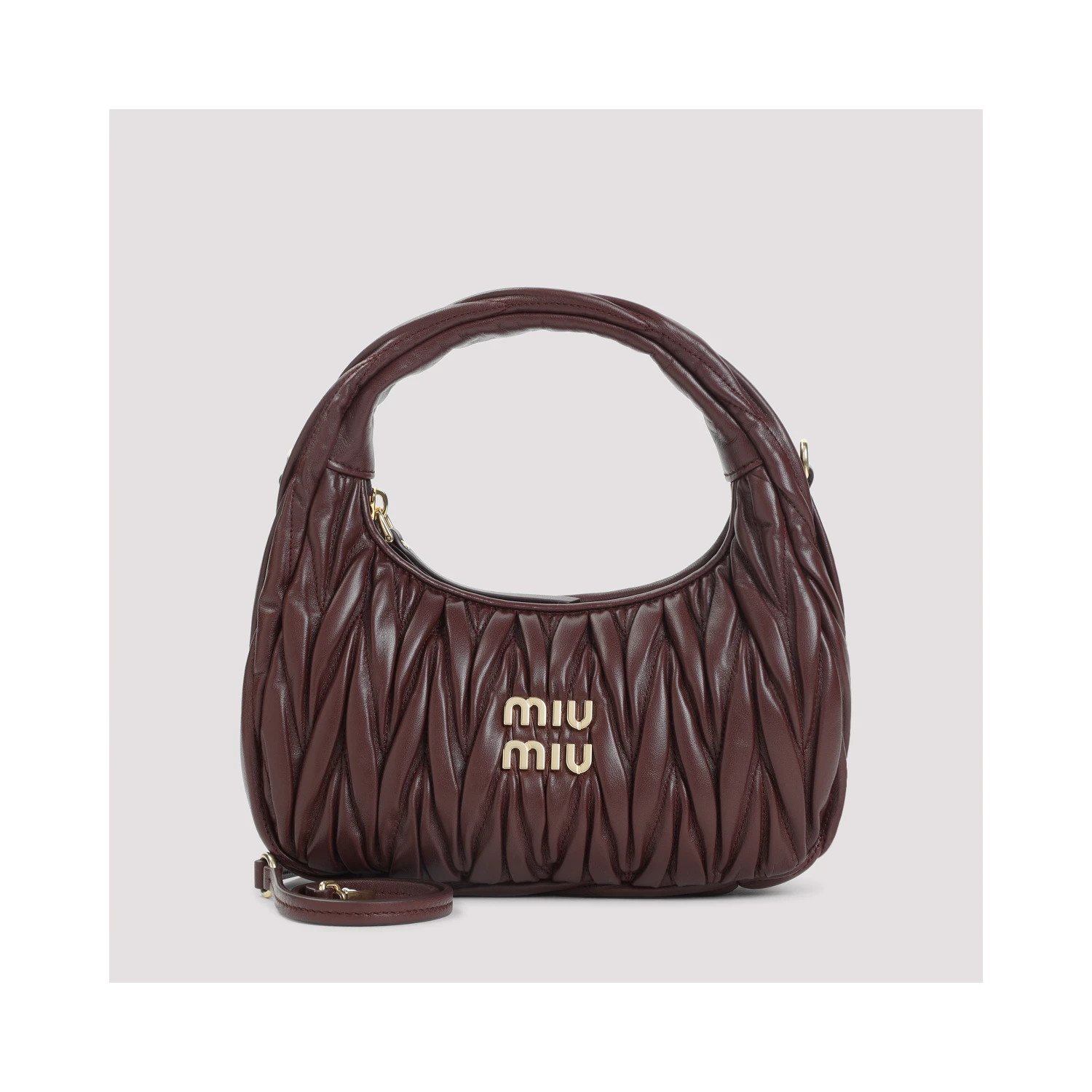 Miu Miu Small Wander matelassé hobo bag