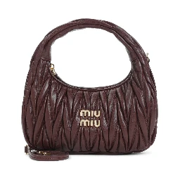 Miu Miu Small Wander matelassé hobo bag