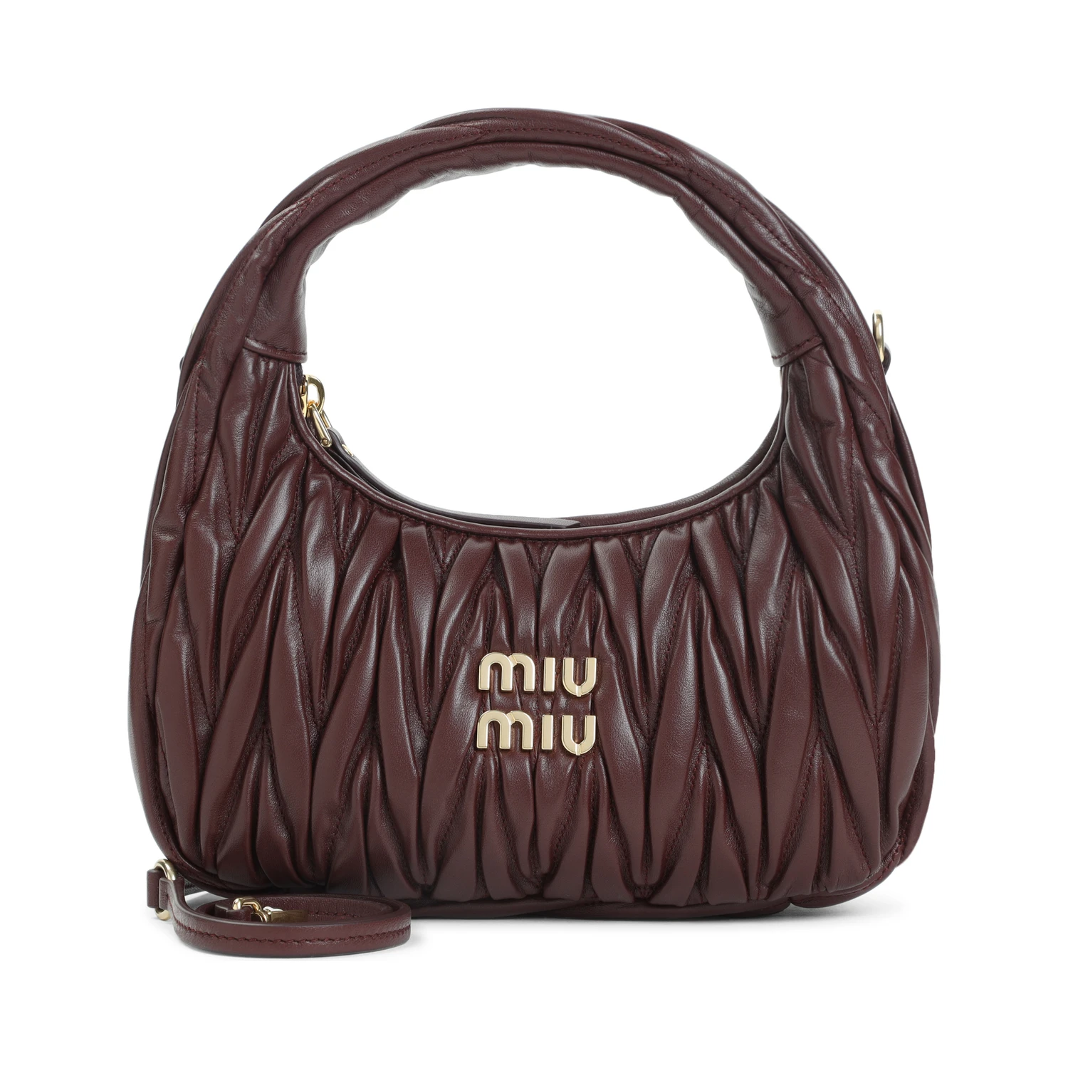 Miu Miu Small Wander matelassé hobo bag